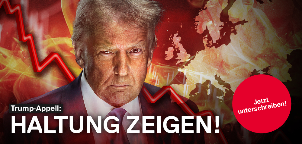 Trump-Appell: Haltung zeigen!